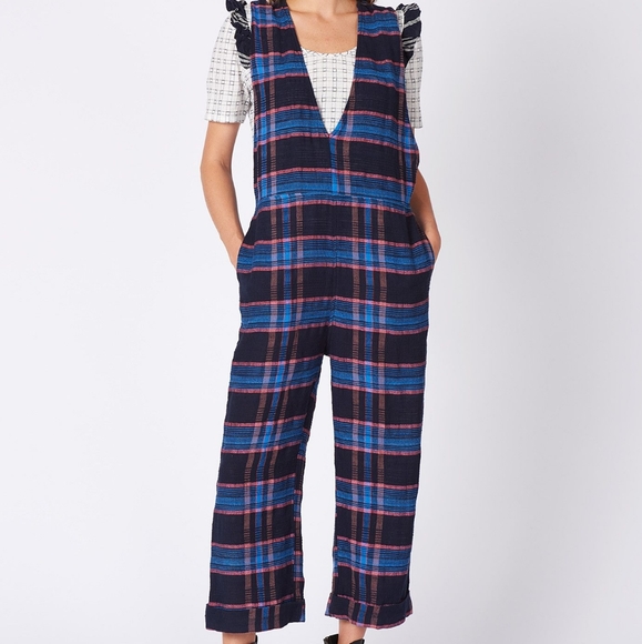 Ace & Jig Pants - Ace & Jig hot cross romper in river